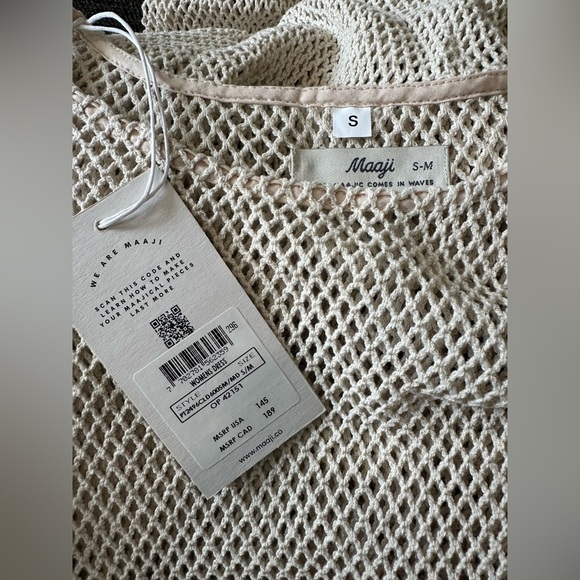 NWT Maaji Marsella Long Dress Coverup in Sand. Size S/M. - Picture 6 of 8